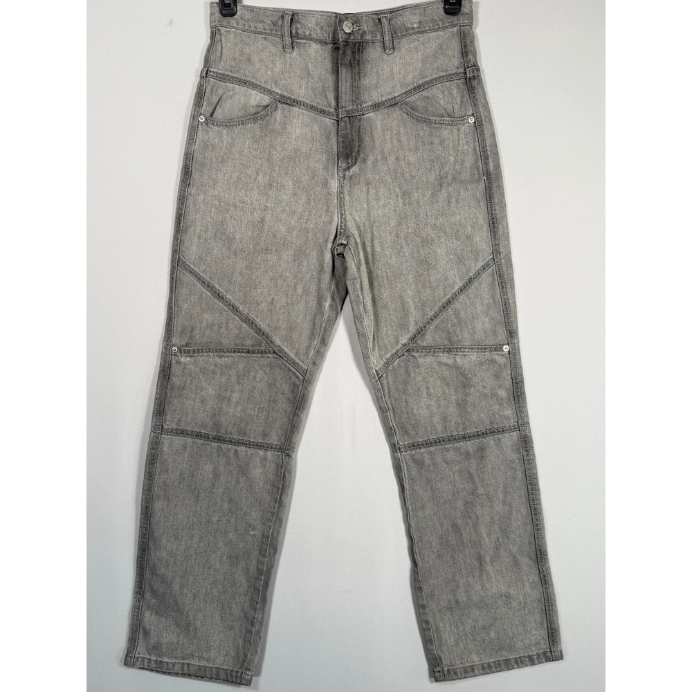 BDG Women's High-Rise 13" Slim Straight‎ Jean size 30 x 27 Pockets on Leg Denim